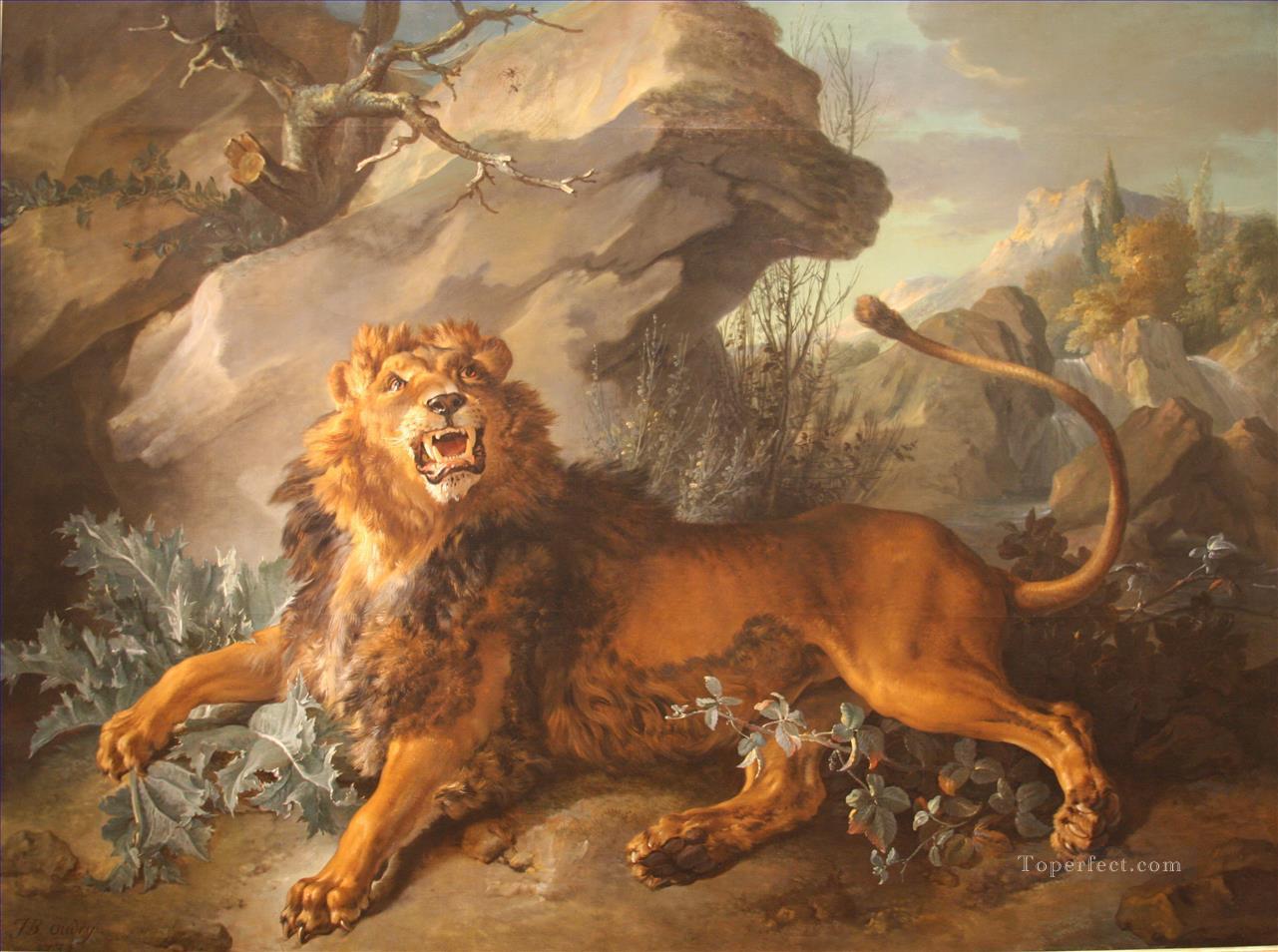 Lion Araignée Peintures à l'huile